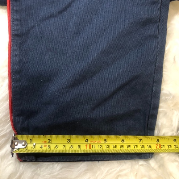 A&F High Rise navy pants 28/6 ankle straight - Picture 9 of 11